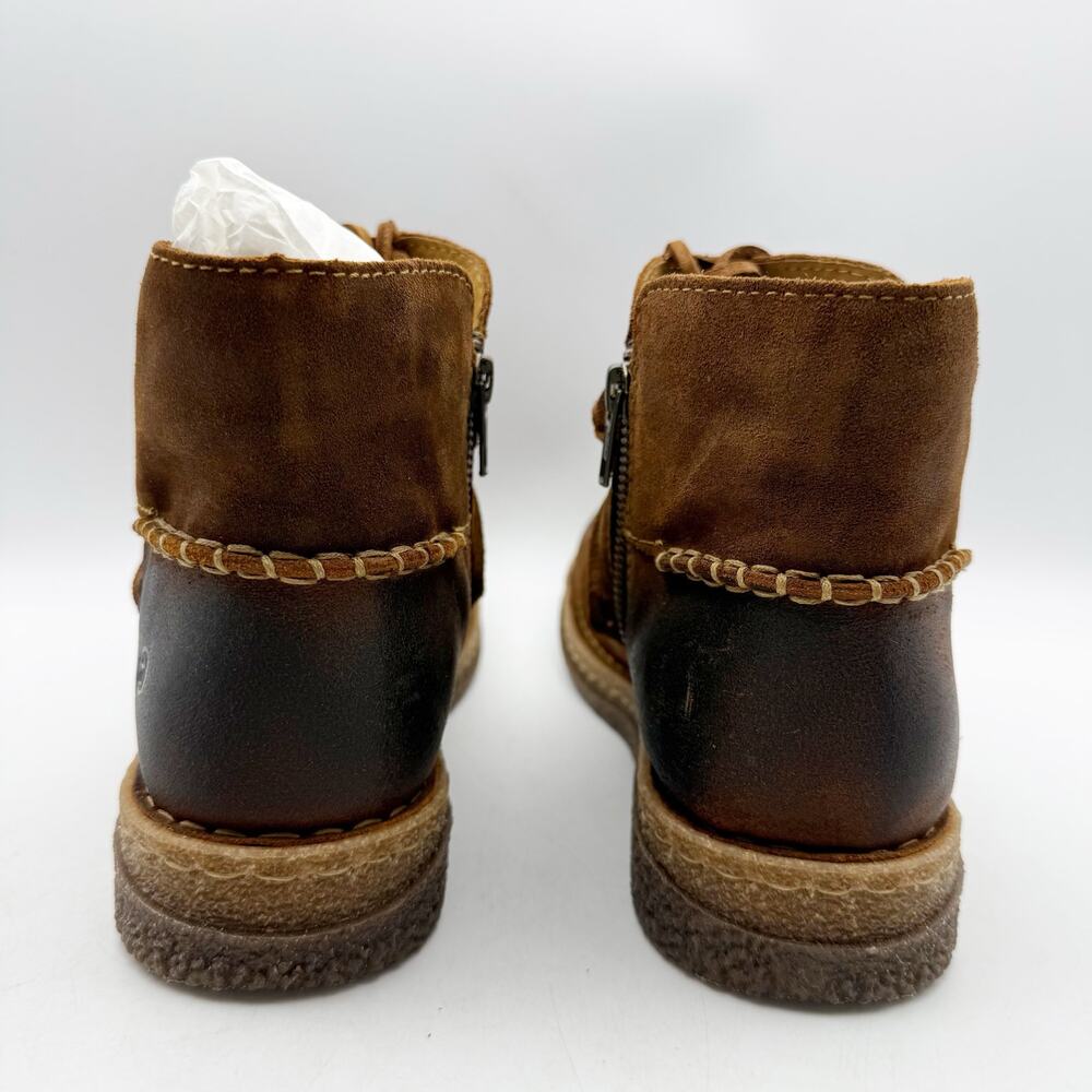 Born Womens Calyn Ankle Booties US 10 EU 42 Brown Suede Boots NWOB - Picture 9 of 12